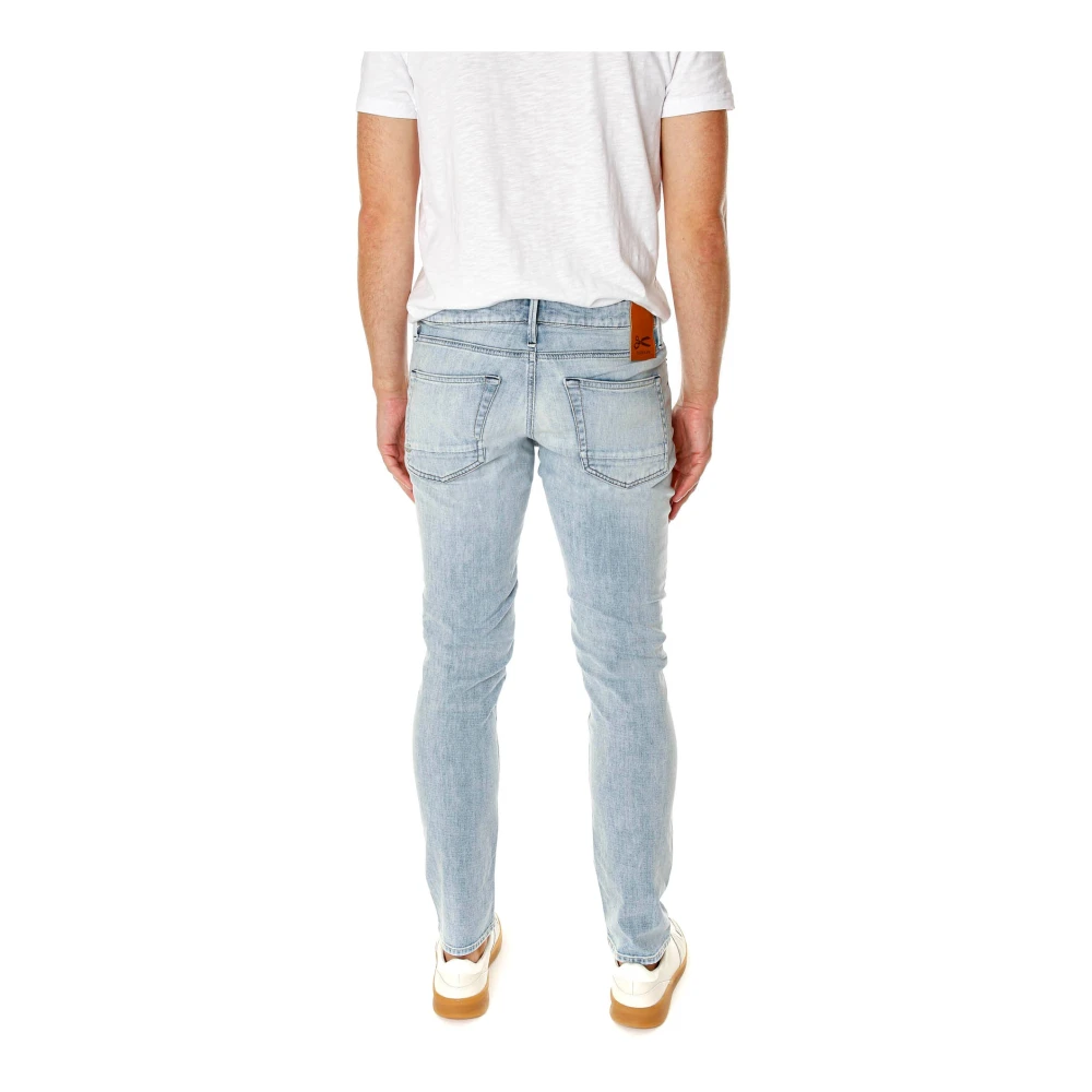 Denham Slim Fit Mid Waist Jeans Blue Heren