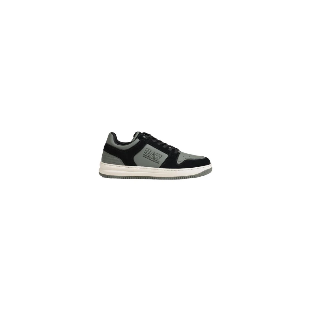 Emporio Armani Ea7 Grön Polyester Sneakerskollektion