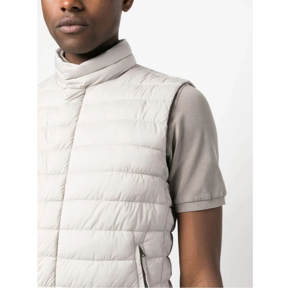 Herno Witte Waistcoat Stijlvolle Veelzijdige Gilet White Heren