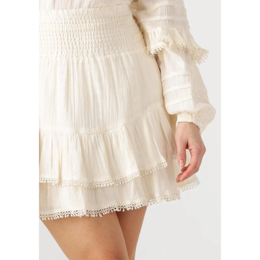 Ibana Ecru Sarlotte Minirok Beige Dames