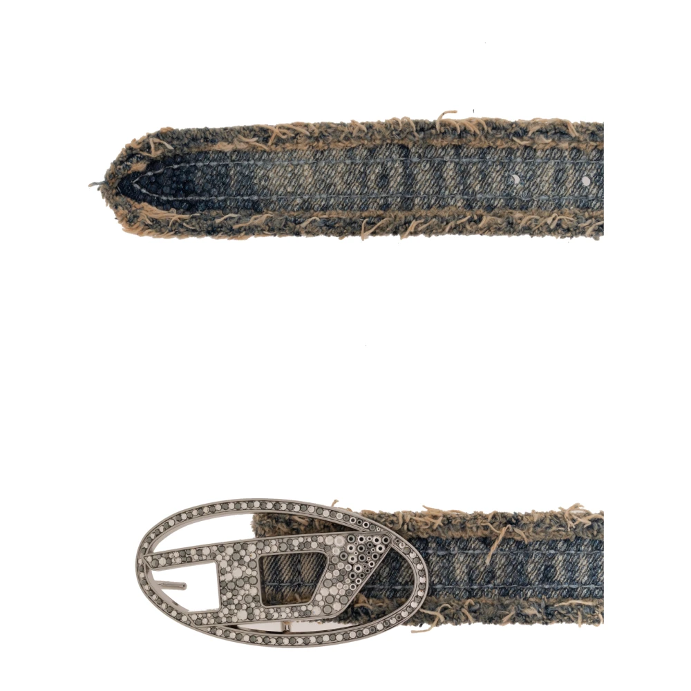 Diesel Denim Riem B-1Dr Strass Blue Dames