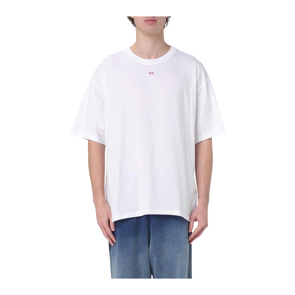Diesel Uomo Bianco Top, M, New,