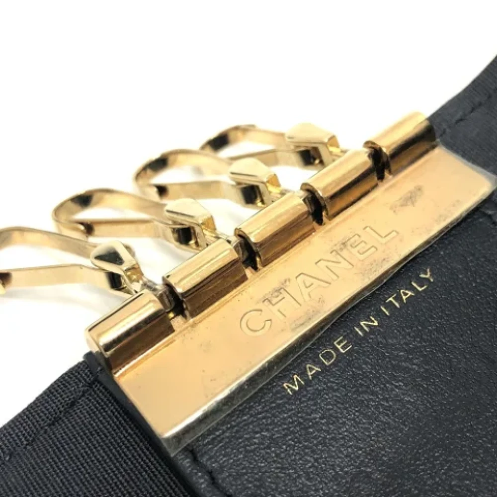 Chanel Vintage Pre-owned Leather key-holders Black Dames