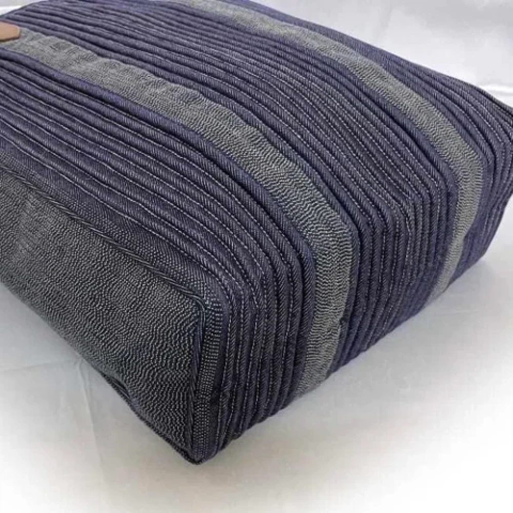 Hermès Vintage Pre-owned Fabric totes Blue Dames