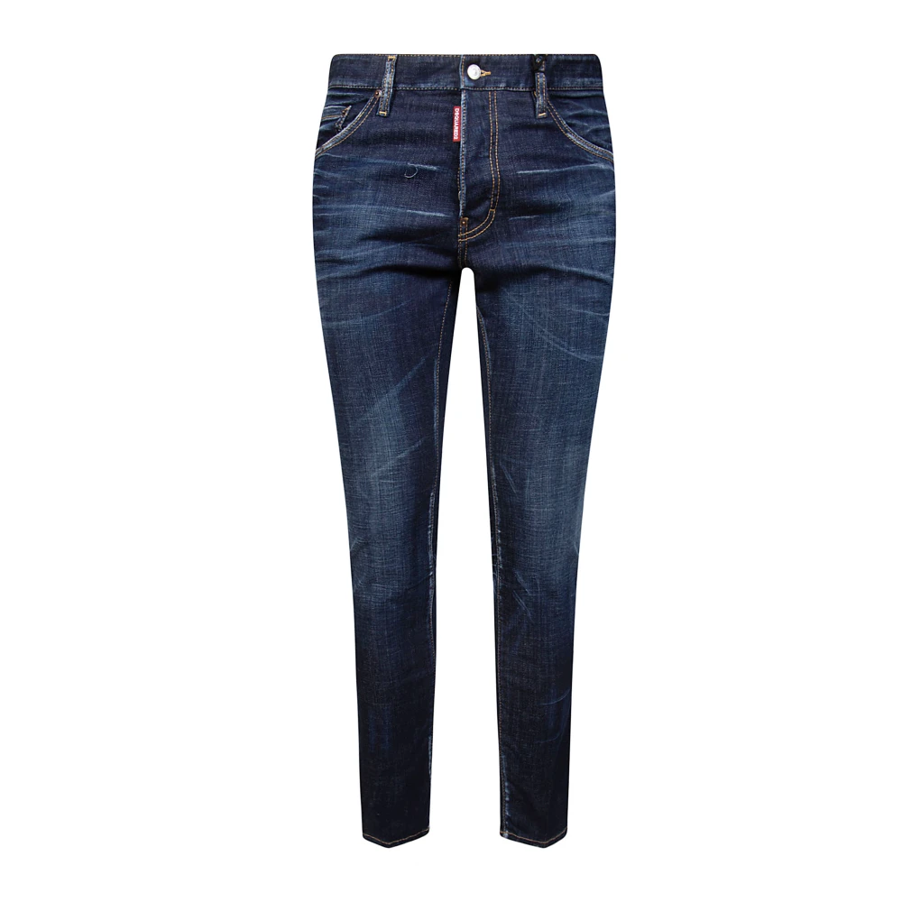 Dsquared2 5-Pocket Broek Blue Heren
