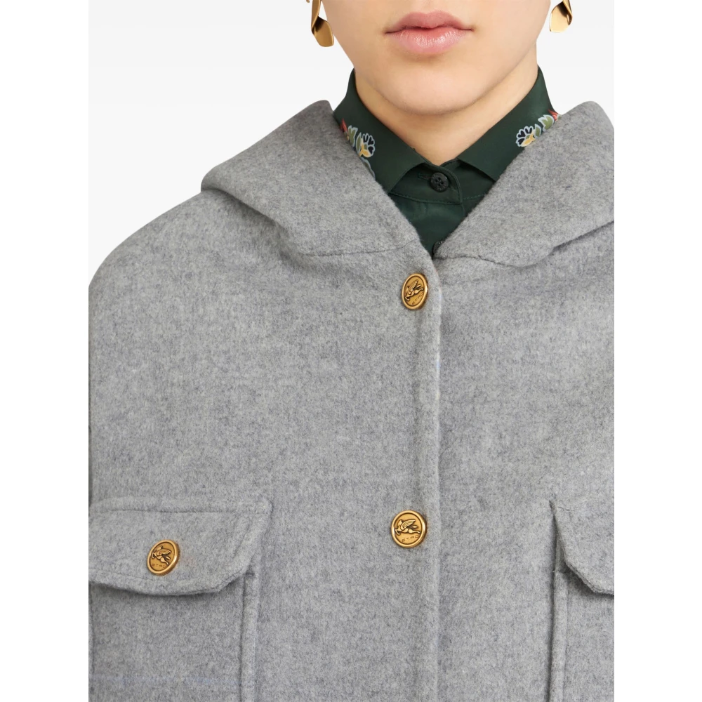 ETRO Stijlvolle buitenkledingcollectie Gray Dames