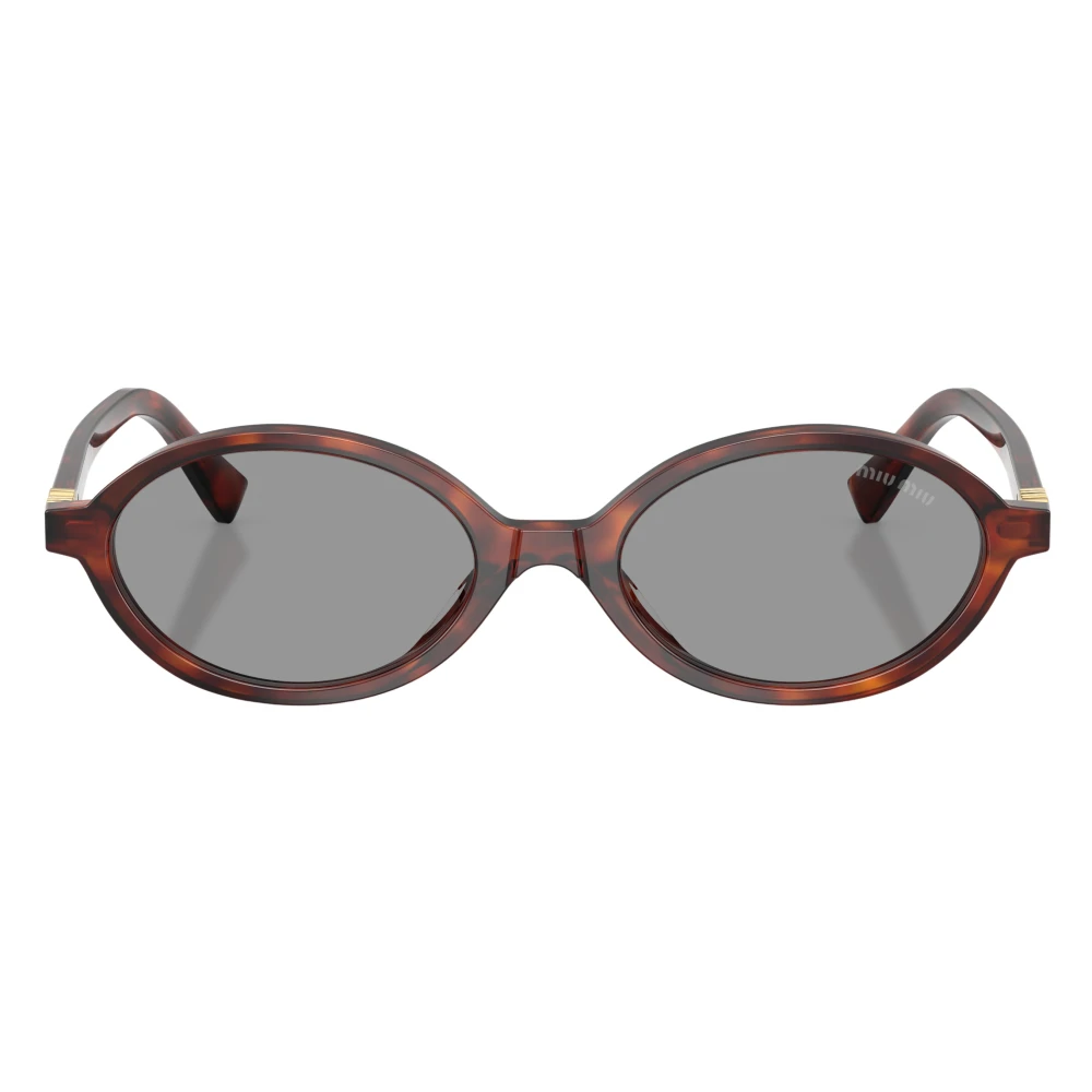 Miu Miu Women's Brown Sunglasses, 50 Mm, Havana Mahogany Oval Sunglasses