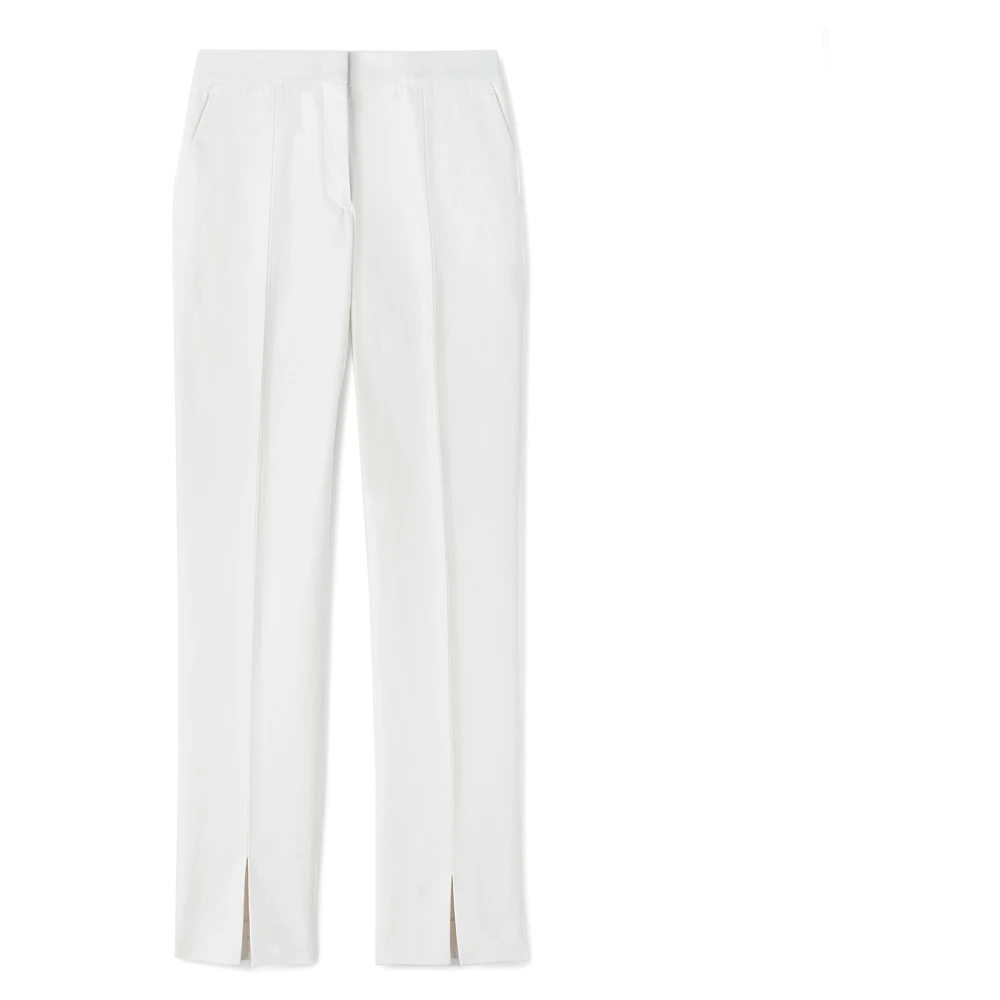 Jil Sander Stijlvolle Broek voor een Moderne Look White Dames