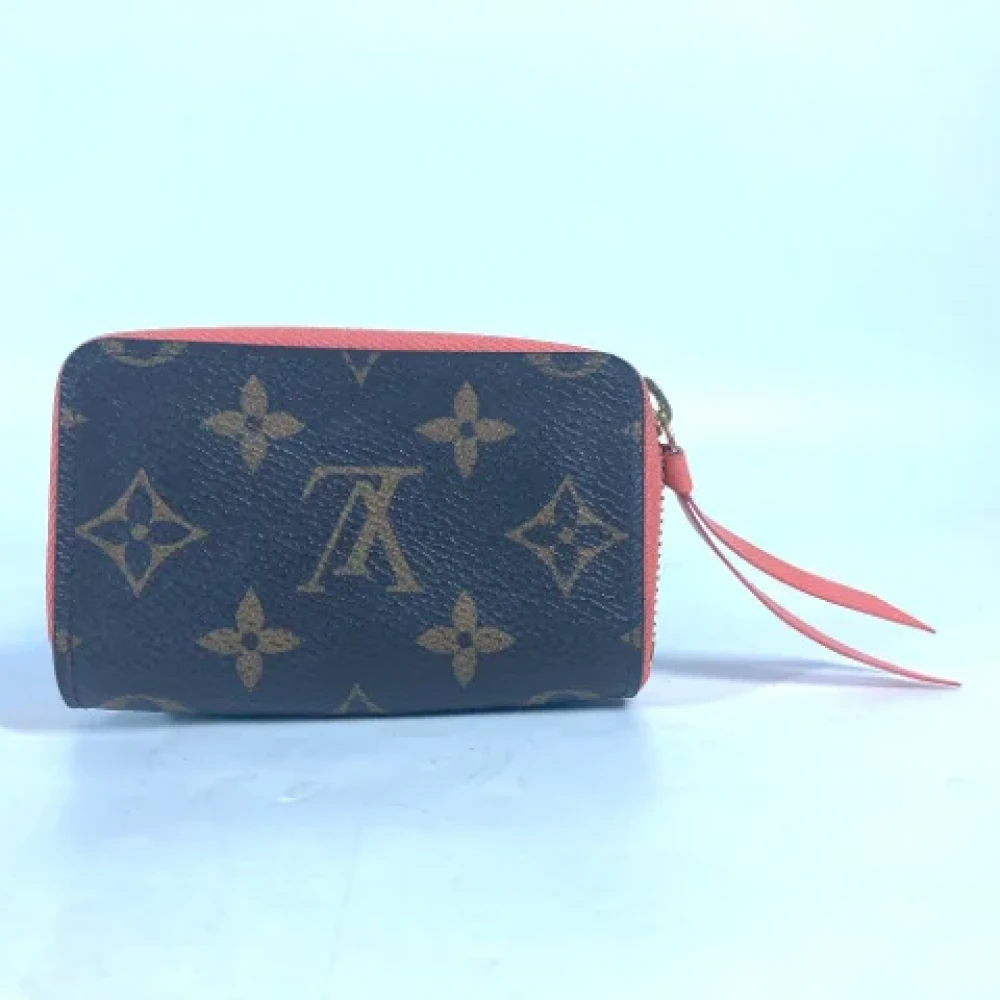 Louis Vuitton Vintage Pre-owned Cotton wallets Brown Dames