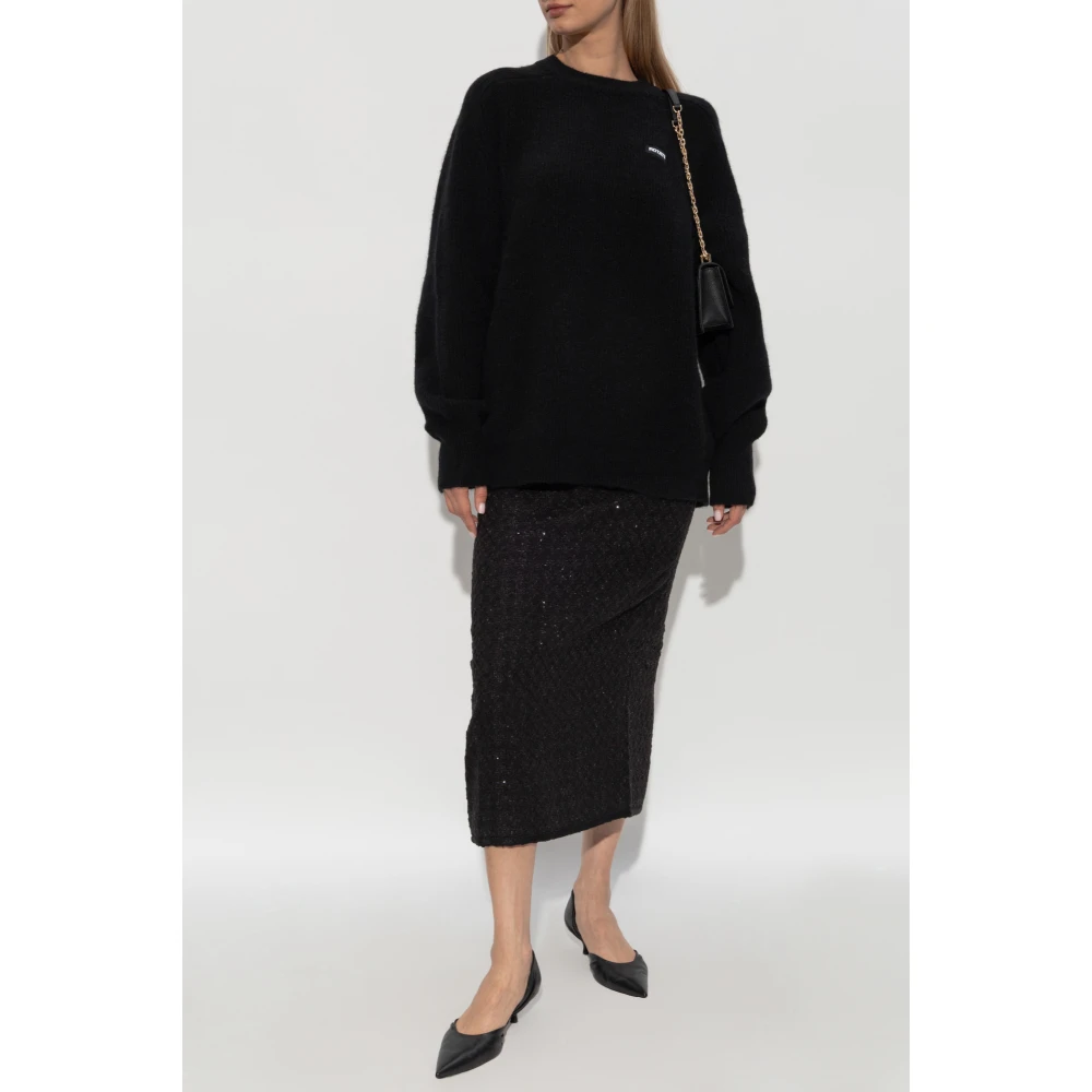 Rotate Birger Christensen Tweed Rok Black Dames
