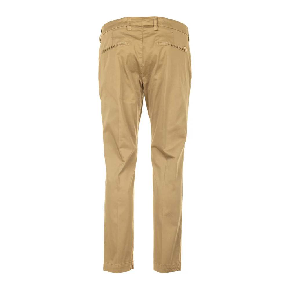 Entre amis Beige Broek Amerika Kort Stijl Beige Heren