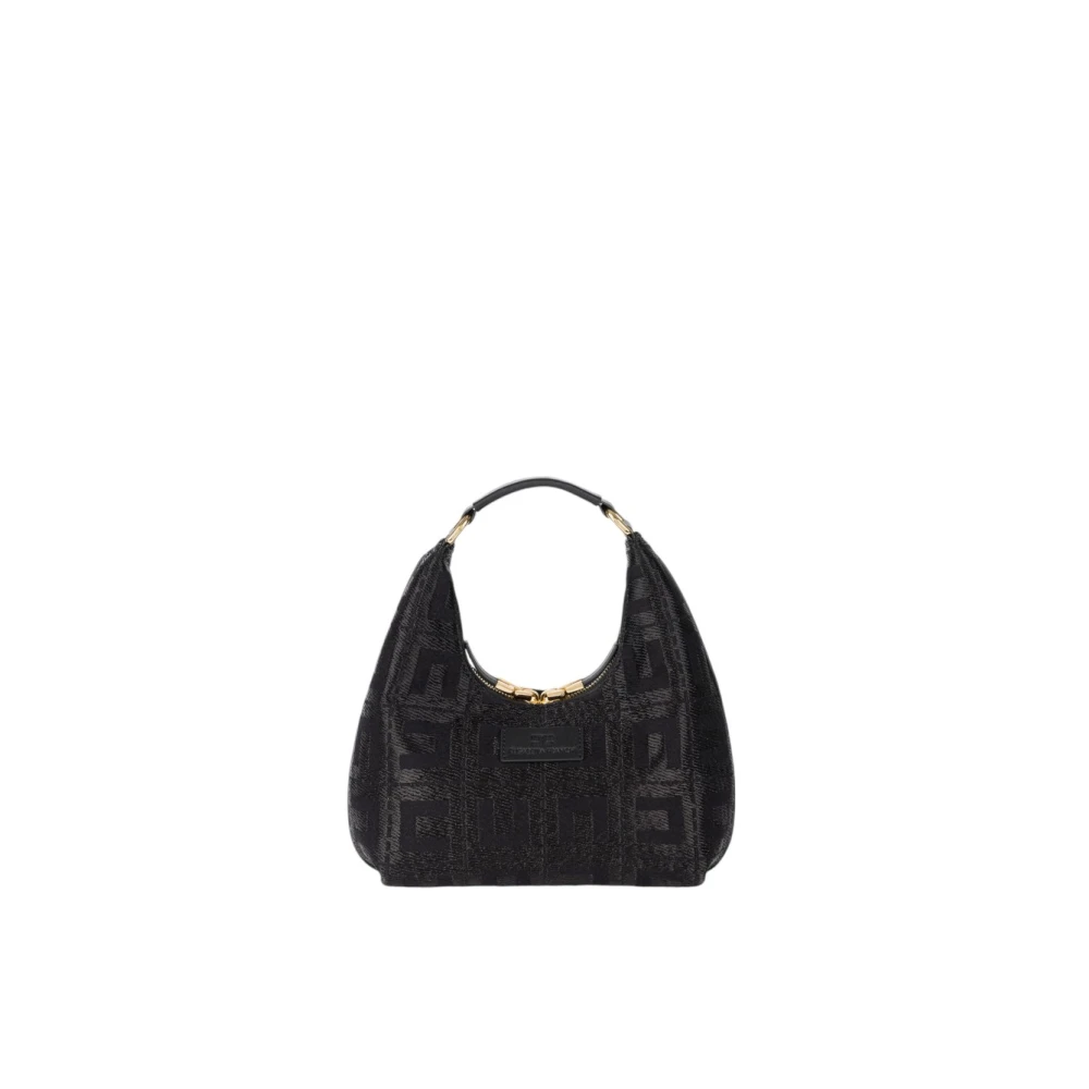 Elisabetta Franchi Stijlvolle Borsa Tas voor Vrouwen Black Dames