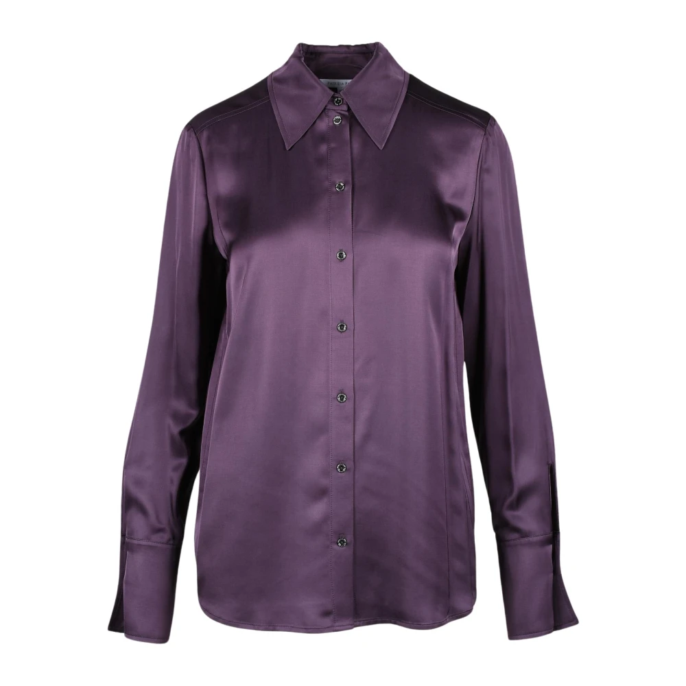 PATRIZIA PEPE Plum Shirt voor Vrouwen Purple Dames