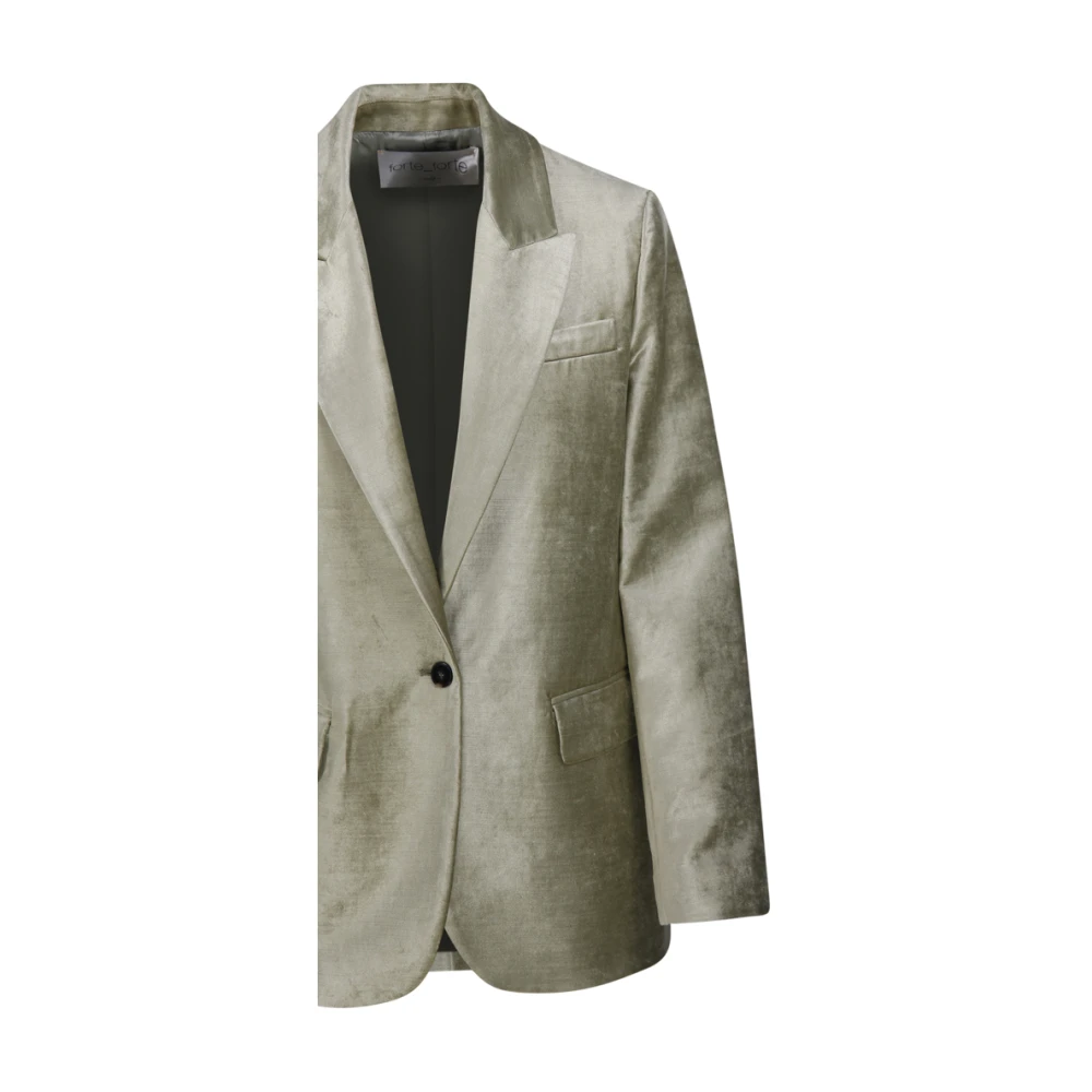 Forte Salvia Stretch Jas Beige Dames