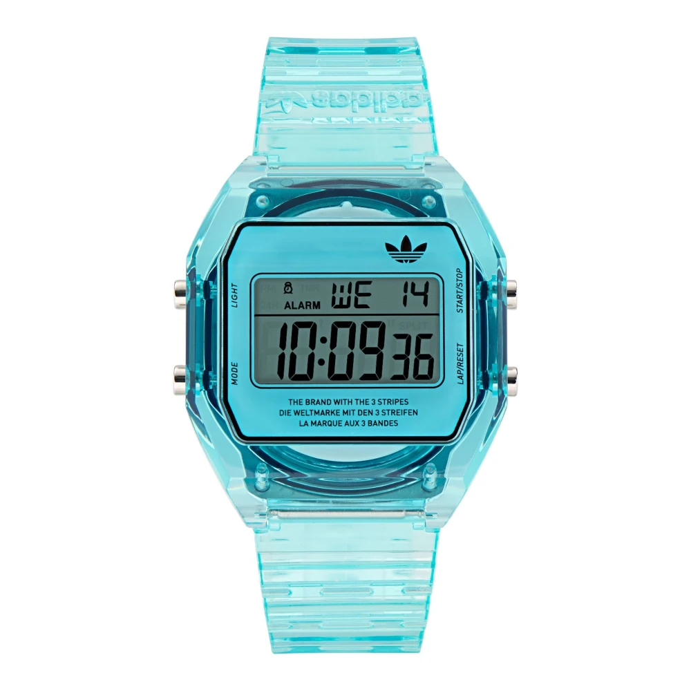 Adidas Unisex Blue Watches, One Size, Digital Two Watch