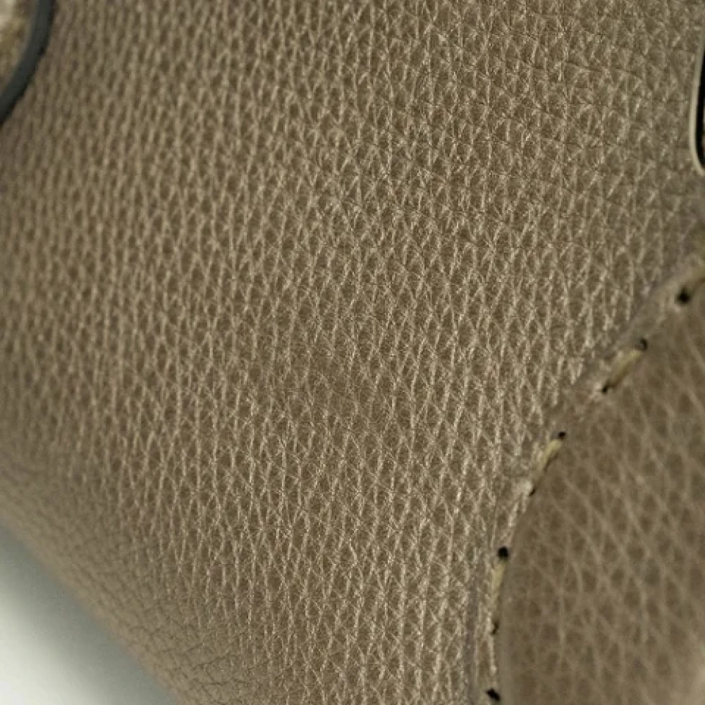 Fendi Vintage Pre-owned Fabric fendi-bags Beige Dames