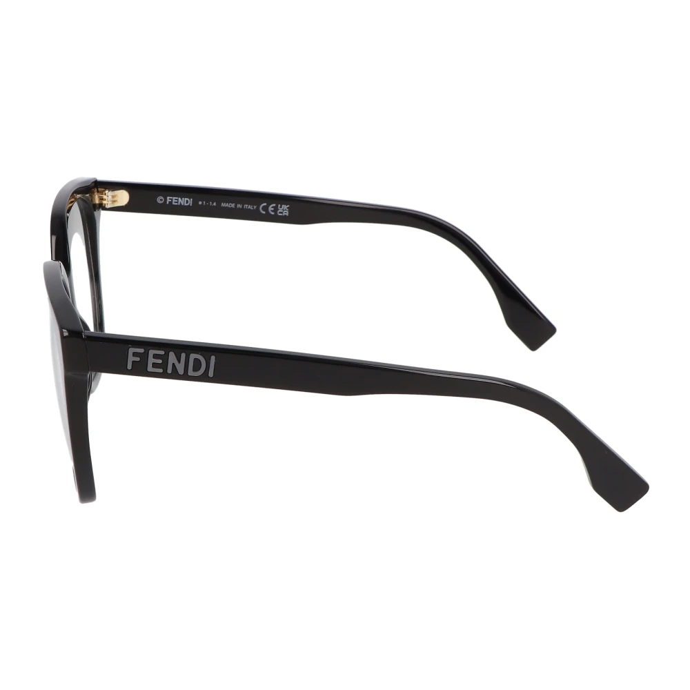 Fendi Vierkant montuur bril Black Unisex