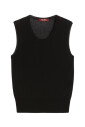 pull-sans-manches-noir-en-viscose-cotelee