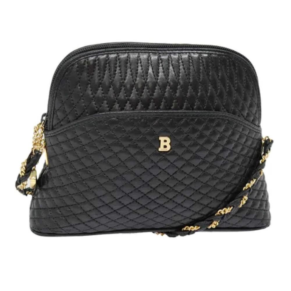 Bally Pre-owned Leather shoulder-bags Black Dames