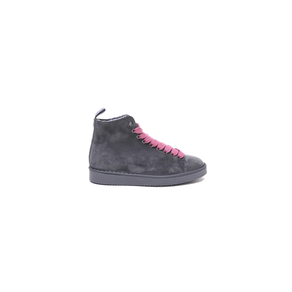 Panchic Suède Enkellaars Dames Schoenen Grijs