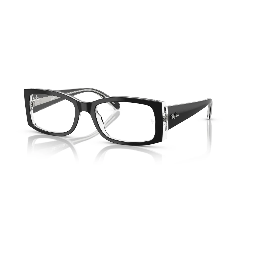 Ray-Ban Black On Transparent Eyewear Frames - Male - Glasses - 52 Mm - Accessories