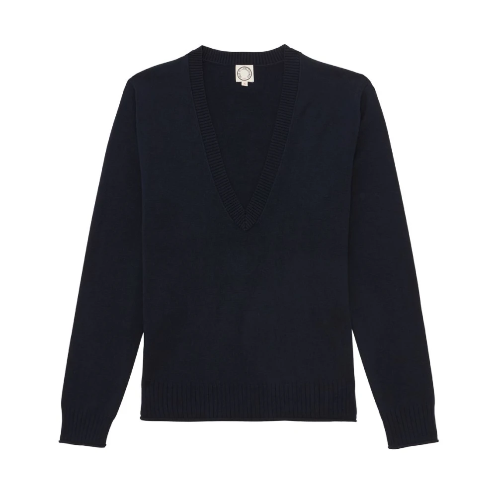 Ines De La Fressange Paris Angelica katoenen trui Blue Dames