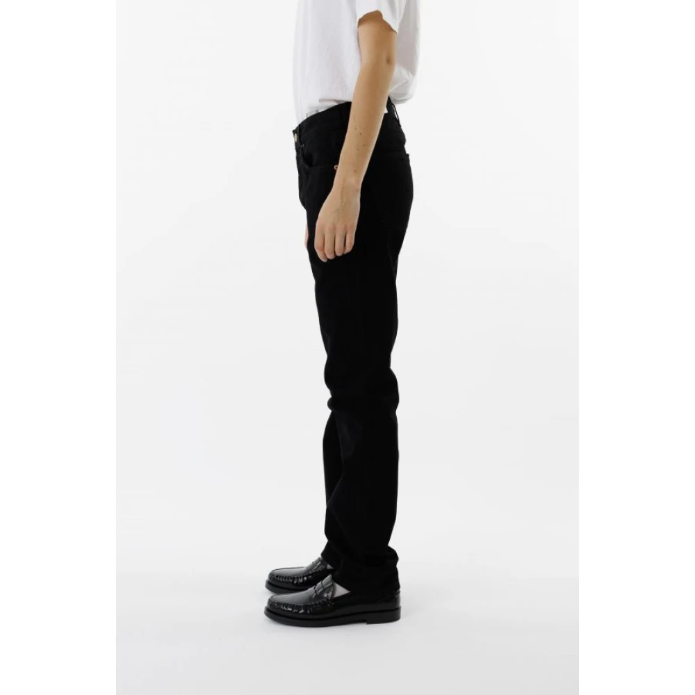 B Sides Zwarte Spoelwas Rechte Pijp Jeans Black Dames