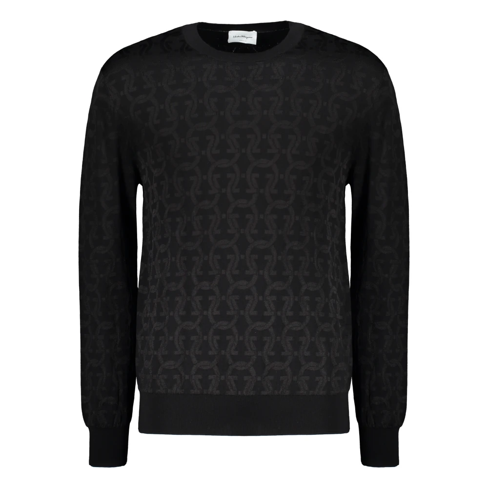 Salvatore Ferragamo Knitwear Black Heren