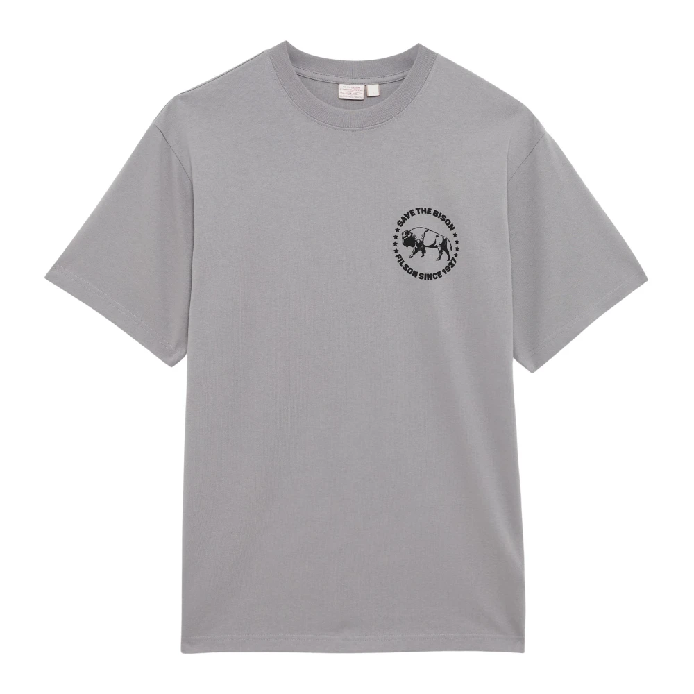 Filson Grafisch T-shirt Gray Heren
