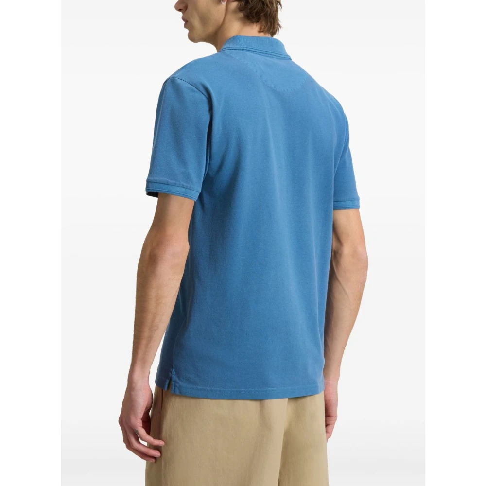 Woolrich Lichtblauwe T-shirts en Polos Blue Heren