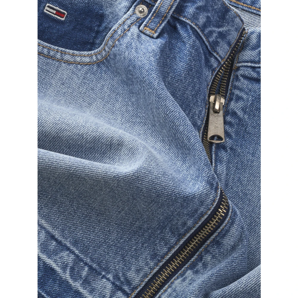Tommy Hilfiger Denim Mini Rok Blue Dames