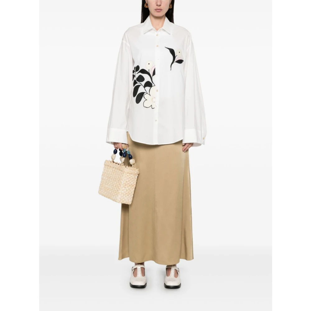 Forte Nero Damesoverhemd Ss25 White Dames