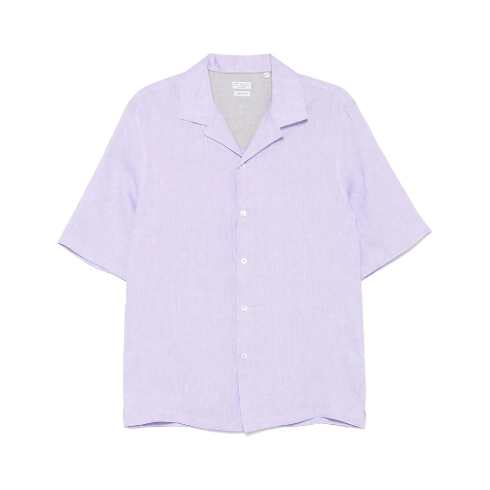 Shirts > Short Sleeve Shirts - - Brunello Cucinelli - Modalova