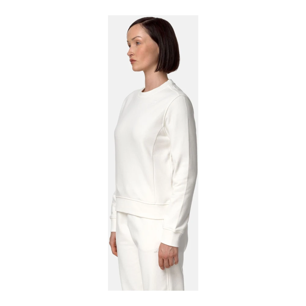 K-way Stijlvolle hoodie voor mannen en vrouwen White Dames