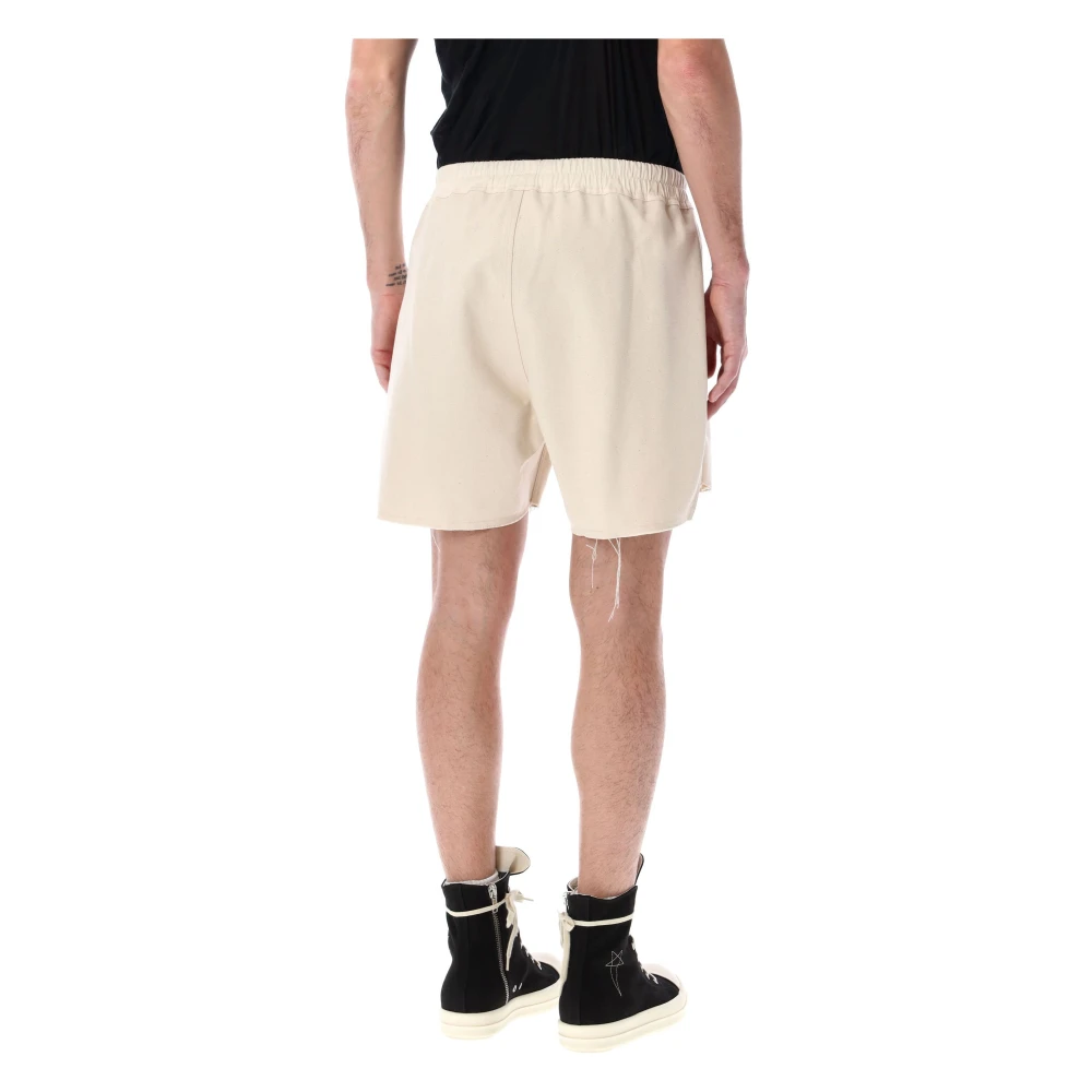 Rick Owens Natuurlijke katoenen canvas boxershort Beige Heren