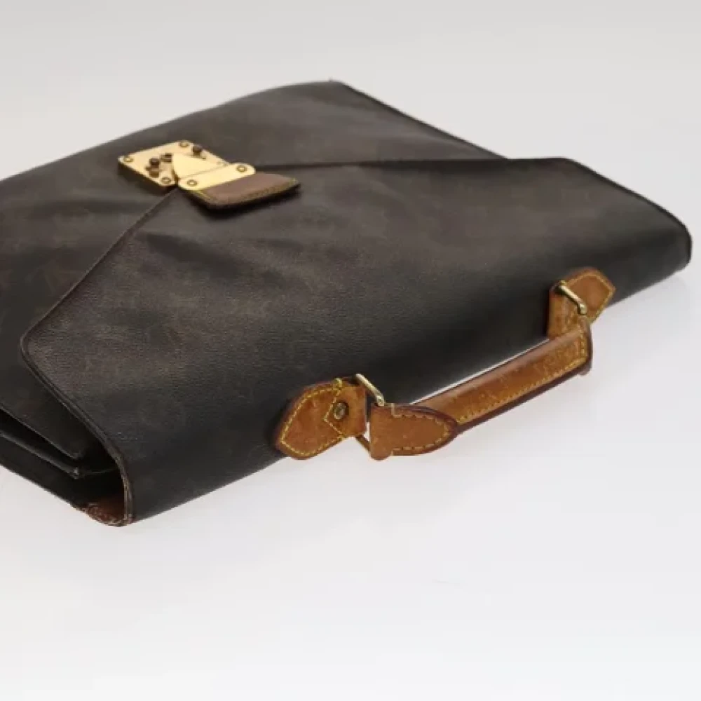 Louis Vuitton Vintage Pre-owned Canvas briefcases Brown Dames