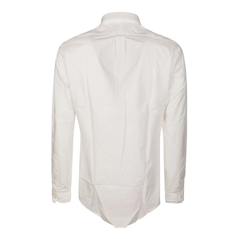 Ralph Lauren Stretch Poplin Overhemd White Heren
