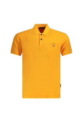 polo-homme-en-coton-orange