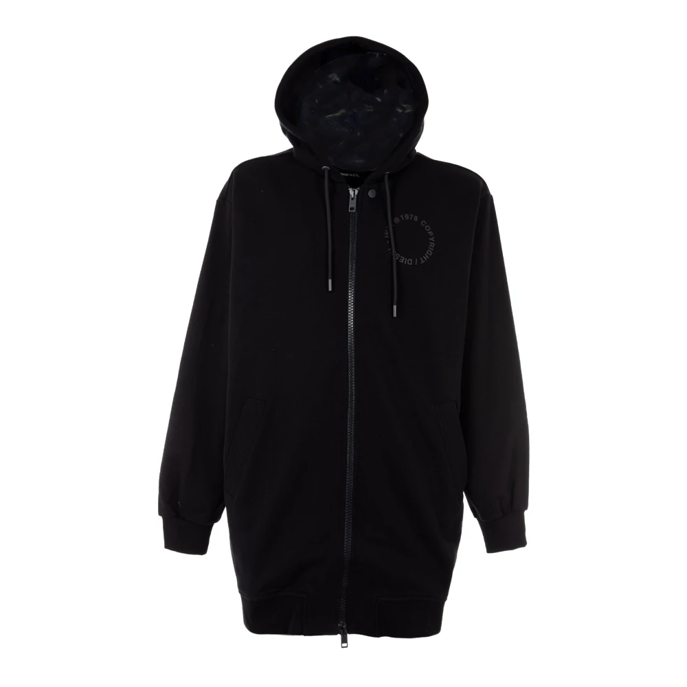 Diesel Heren hoodie zwart Outlet prijs Black Heren