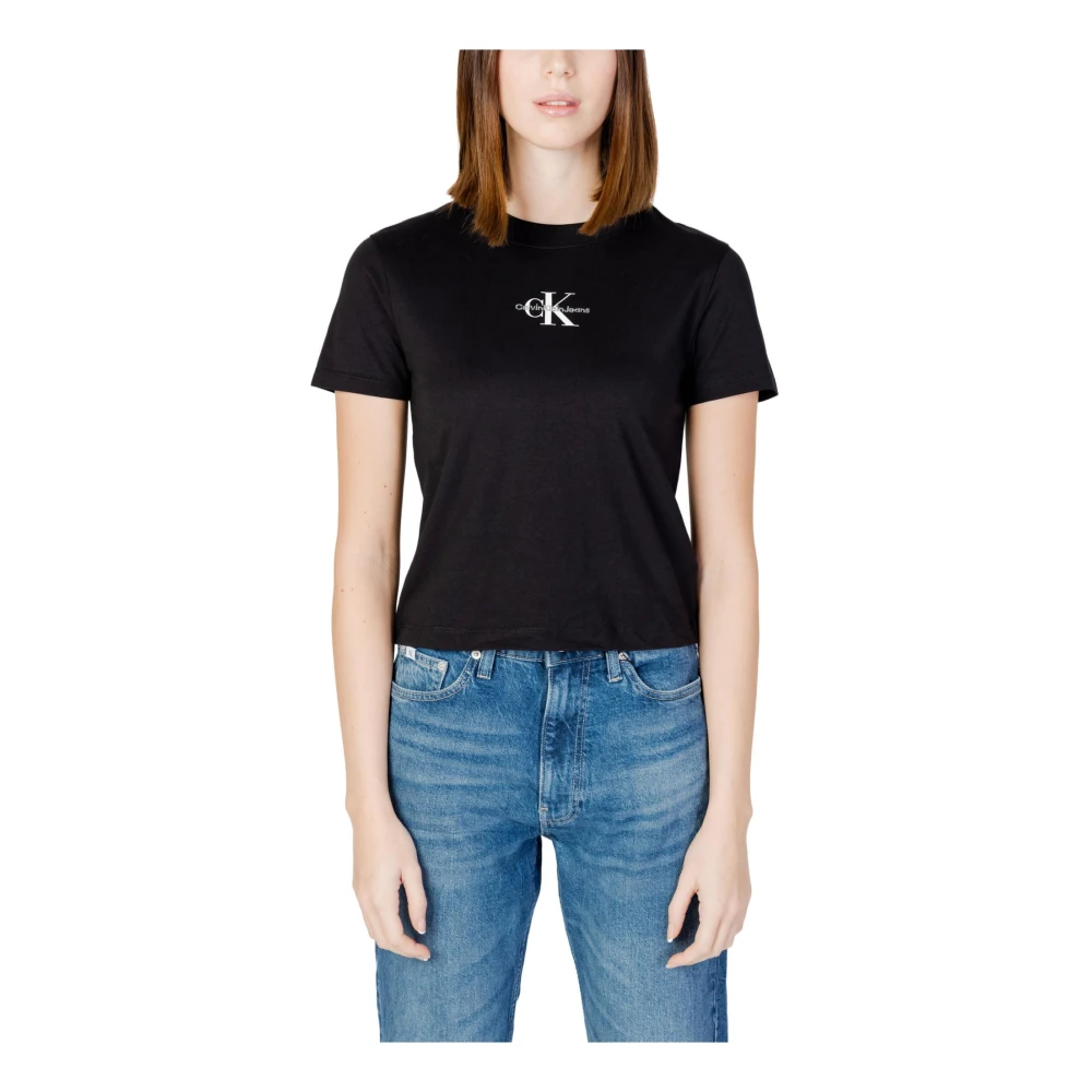 Calvin Klein Jeans T-Shirts Black Dames