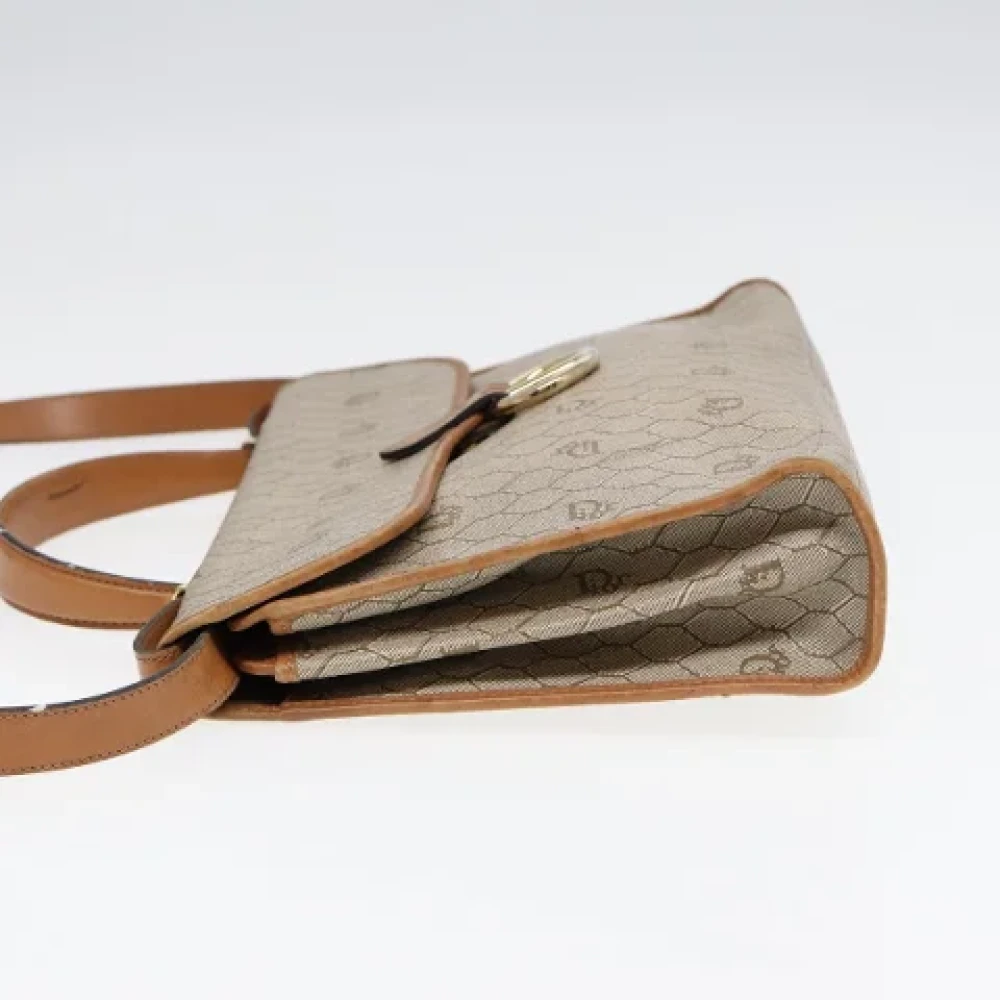 Dior Vintage Pre-owned Canvas dior-bags Beige Dames
