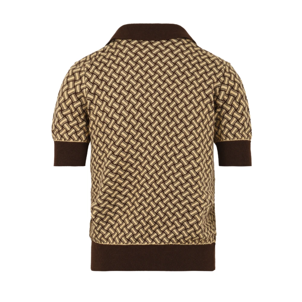 Drumohr Stijlvolle T-shirts en Polos voor vrouwen Brown Dames