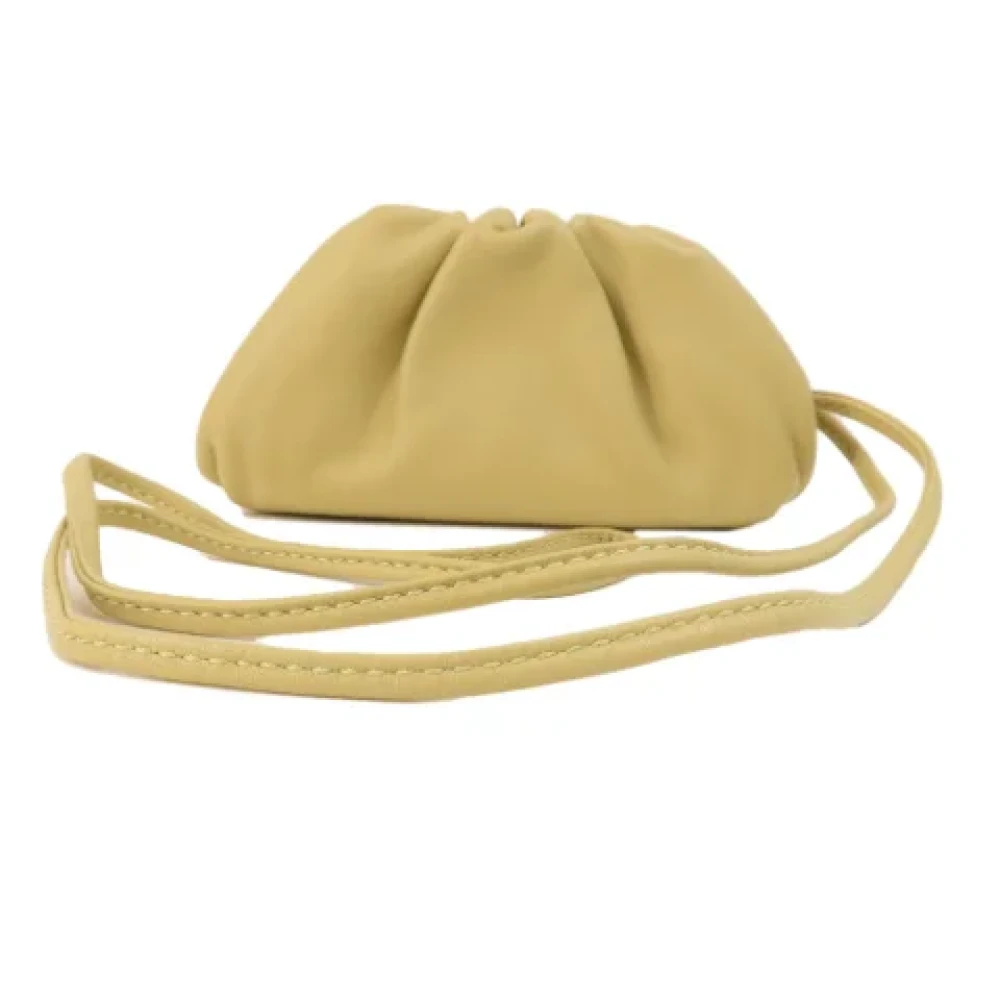 Bottega Veneta Vintage Pre-owned Fabric pouches Beige Dames