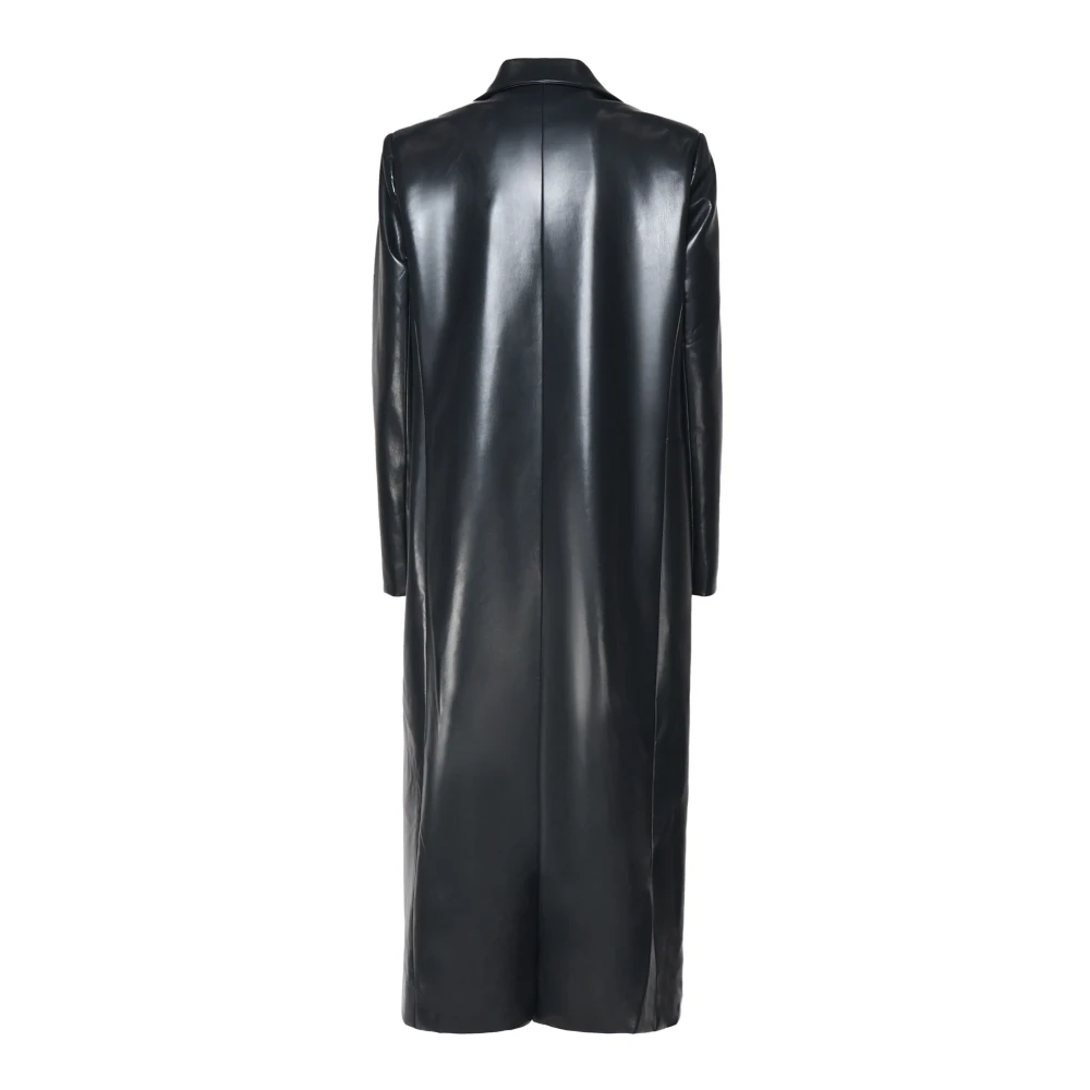 Mariuccia Milano Grijze Eco-Leren Jassen Gray Dames