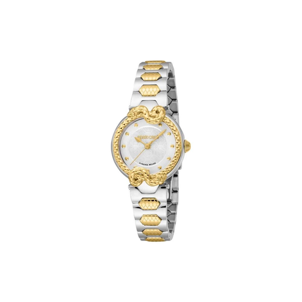 Roberto Cavalli Snake Core Quartz Watch - Female - Watches - Gray - One Size - Accessories