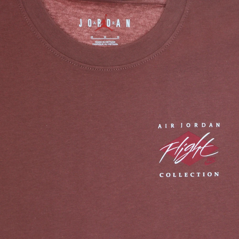 Jordan Essentiële Canyon Heren T-shirt Roest Wit Brown Heren