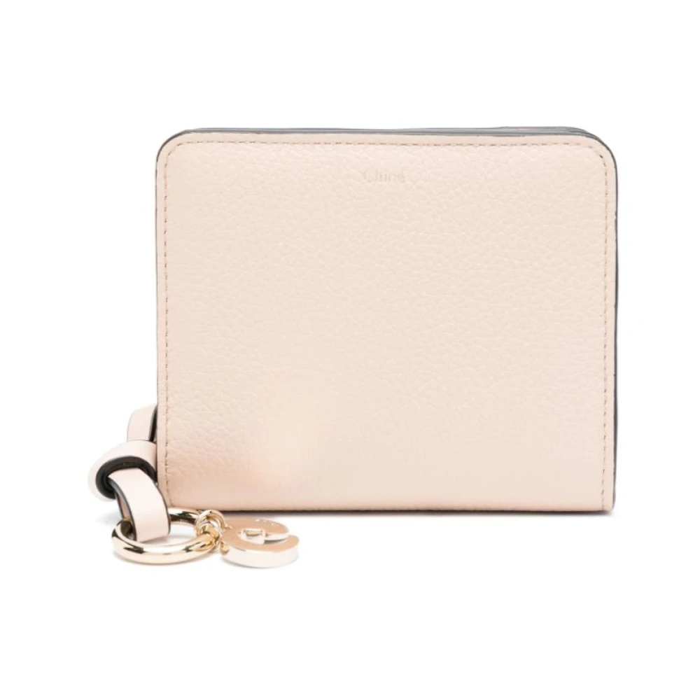 Chloé Roze Portemonnee met Logo Bedel Pink Dames