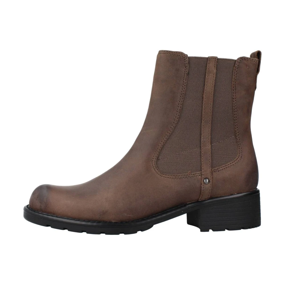 Clarks Ankle Boots Brown Dames