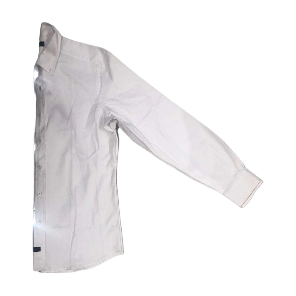 Fay Knoop Omlaag Shirt White Heren