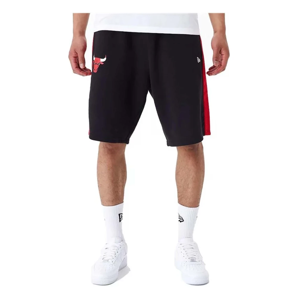 New era NBA Chicago Bulls Mesh Panel Oversized Shorts Black Heren